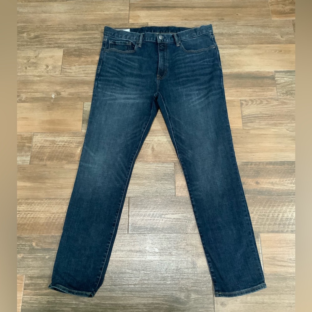 GAP Men's Skinny Jeans in Indigo Blue Stretch Denim